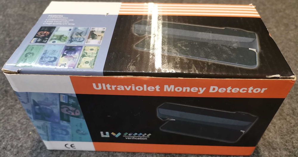 Detector ultravioleta de notas falsas
