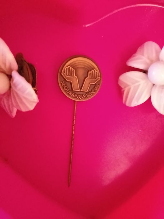 Alfinete Segurança Social Antigo Mae-9E-Brincos Mãe Casamento3EDesde3E