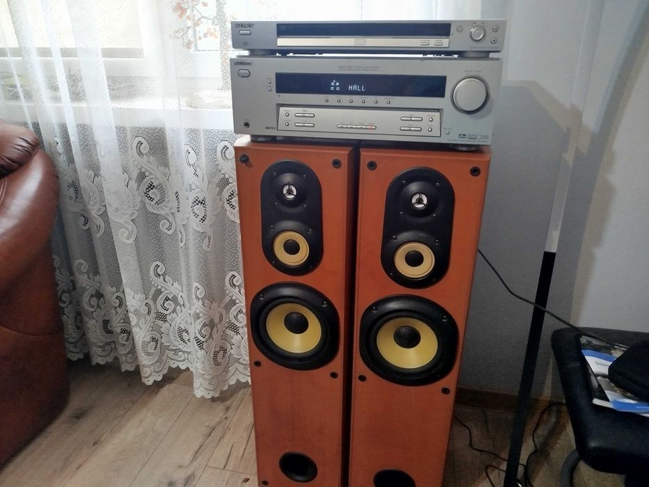 Amplituner Sony STR-DE495 DVD DVP-NS 330 Głośniki Kino Domowe