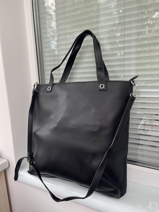 Сумка-шопер з екошкіри