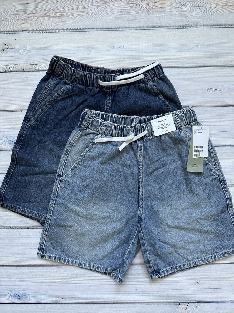 Крутезні джинсові шорти h&m, H&M  128, 140