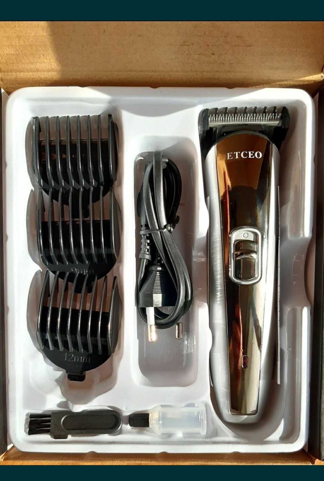 Машинка для стрижки волос аккумулятор волосы триммер бритва Etceo