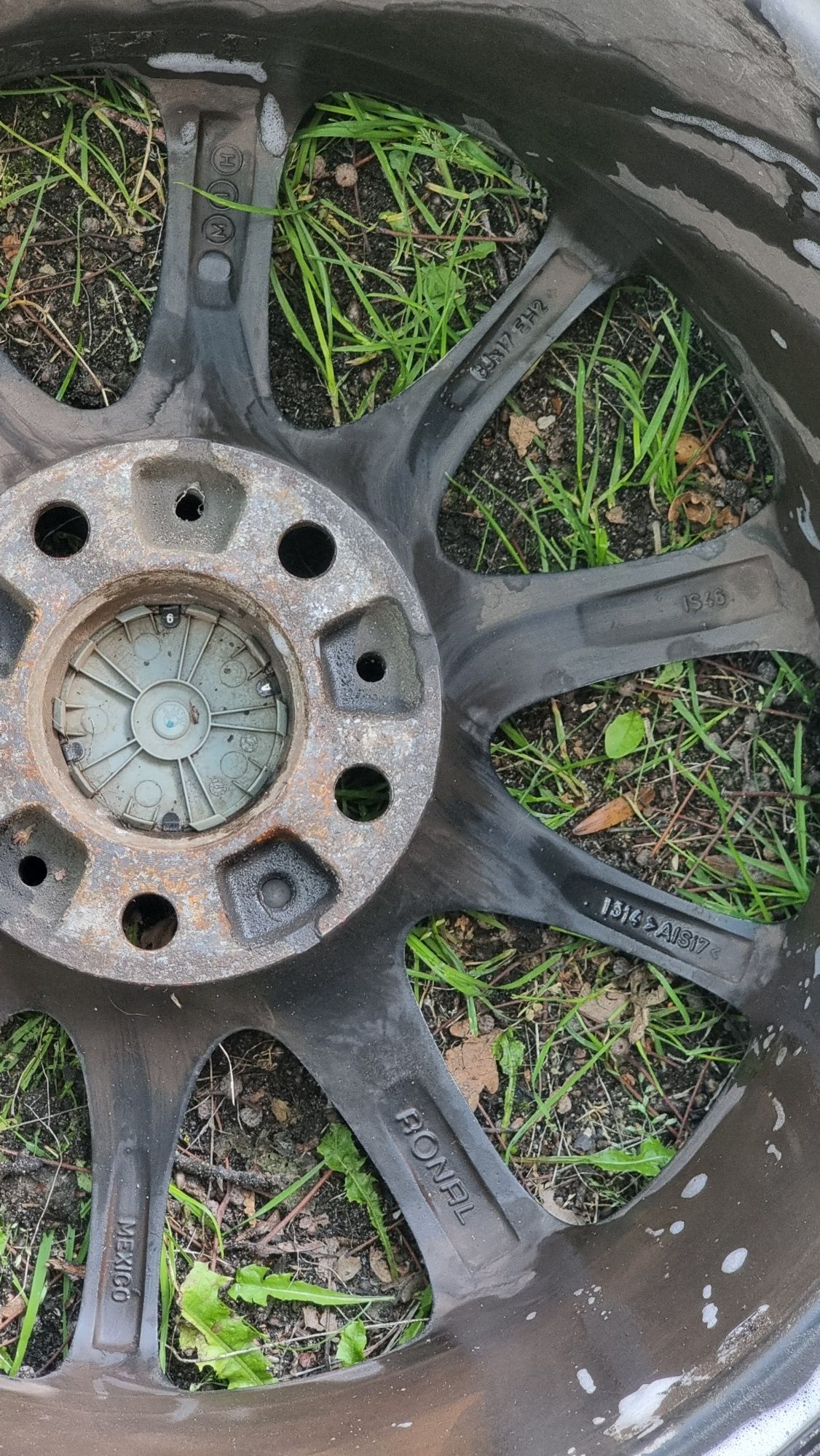 Czarne felgi BMW 17"