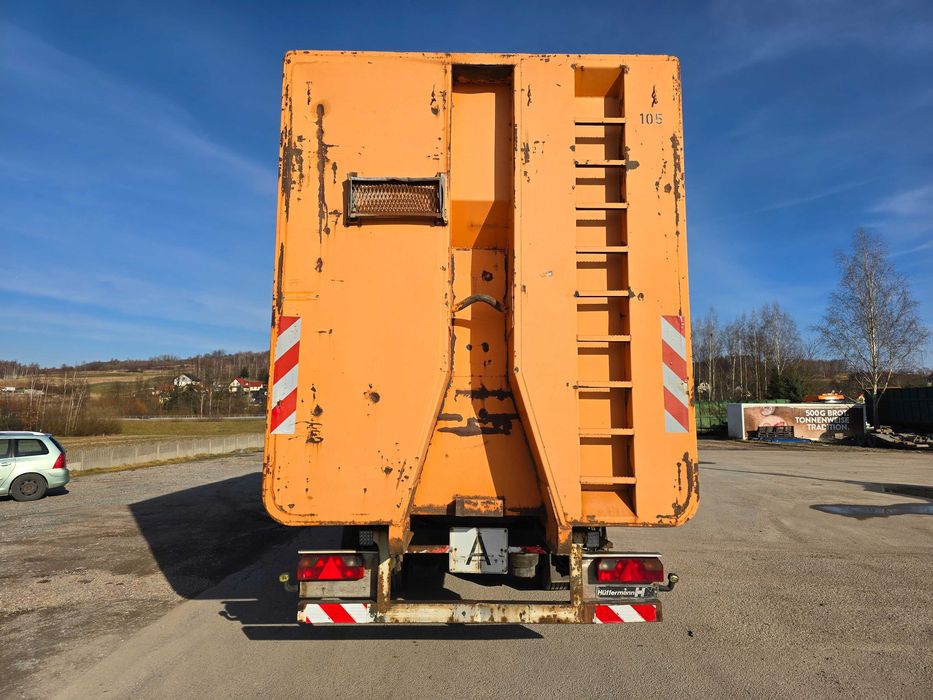 Huffermann Przyczepa 53m3 TANDEM do hakowca 19,5 BLIŹNIAK + KONTENER