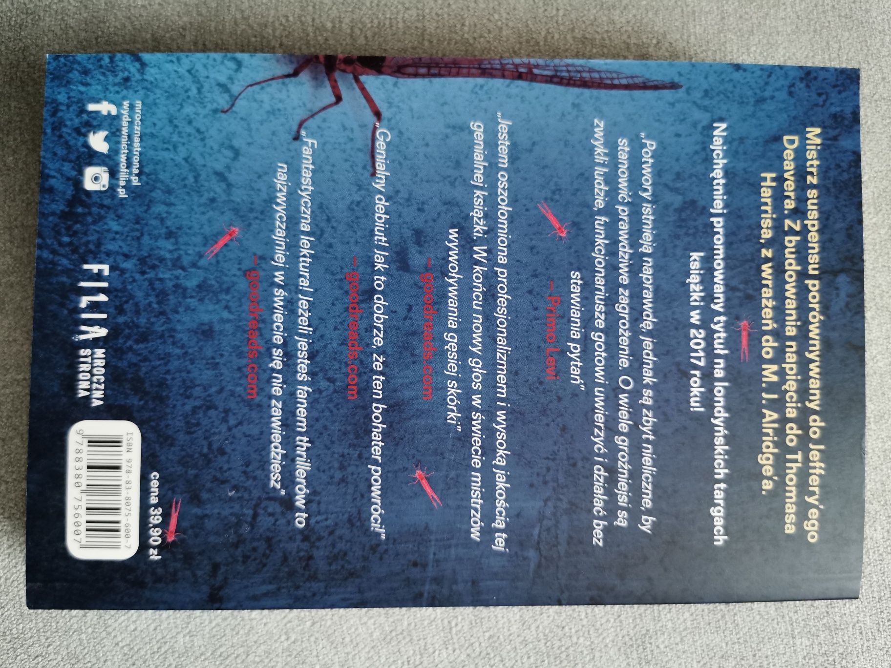 Książka "Dom jętki", thriller