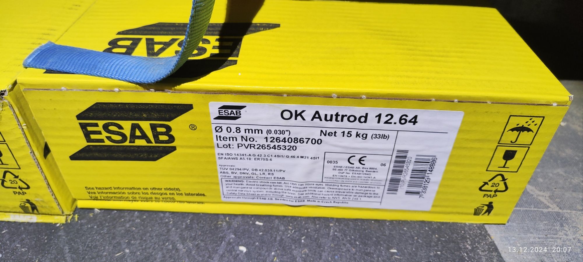 Drut 0,8 migomat,MIGMAG.OK AUTROT 12.64