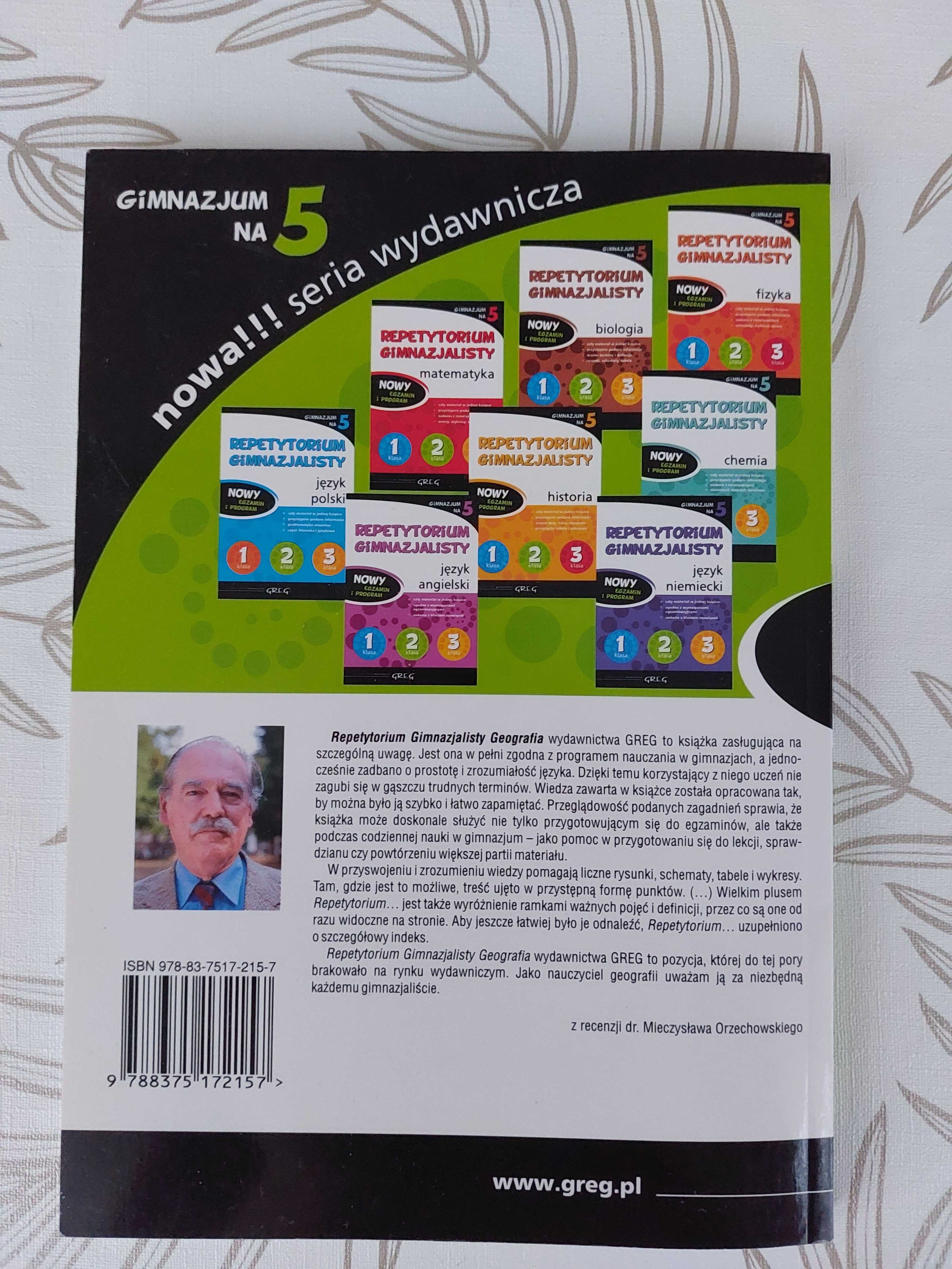 Geografia repetytorium gimnazjalisty - egzamin ósmoklasisty