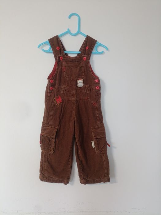 Spodnie ogrodniczki r. 86 Wójcik, sztruks