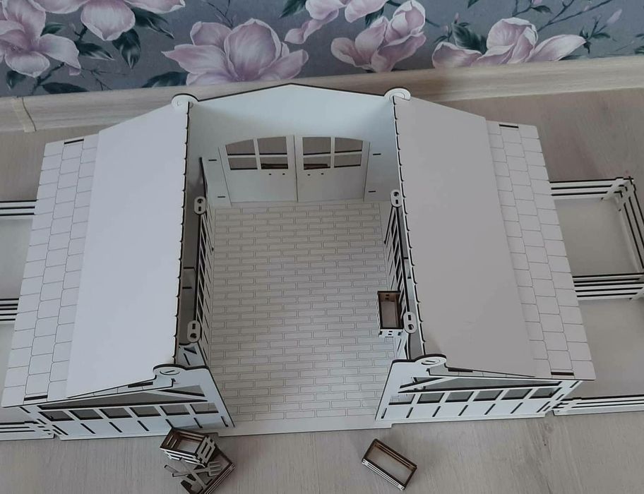 Конюшня шляйх, загін для коників, конюшня для лошадей Schleich