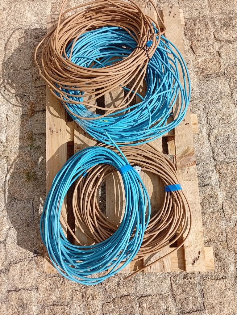Cabos 16mm cobre rígido NU (fase e neutro)