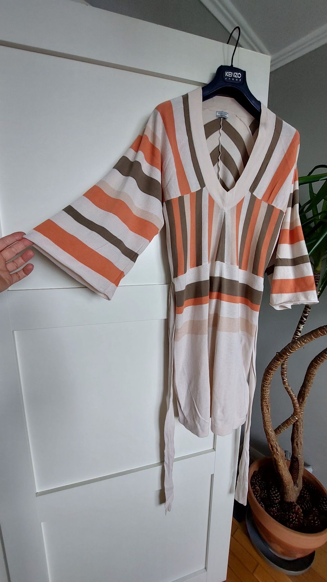 38 sukienka boho kimono wygodna i oryginalna jesienna