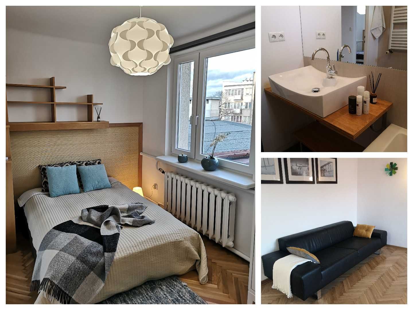 90sqm; 3bedrooms+living; subway; old Mokotów; parking; erasmus