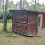 Domek drewniany.