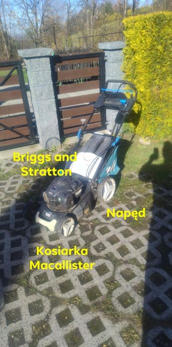 Kosiarka spalinowa Macallister z napędem Briggs 450 lekka 46cm Okazja