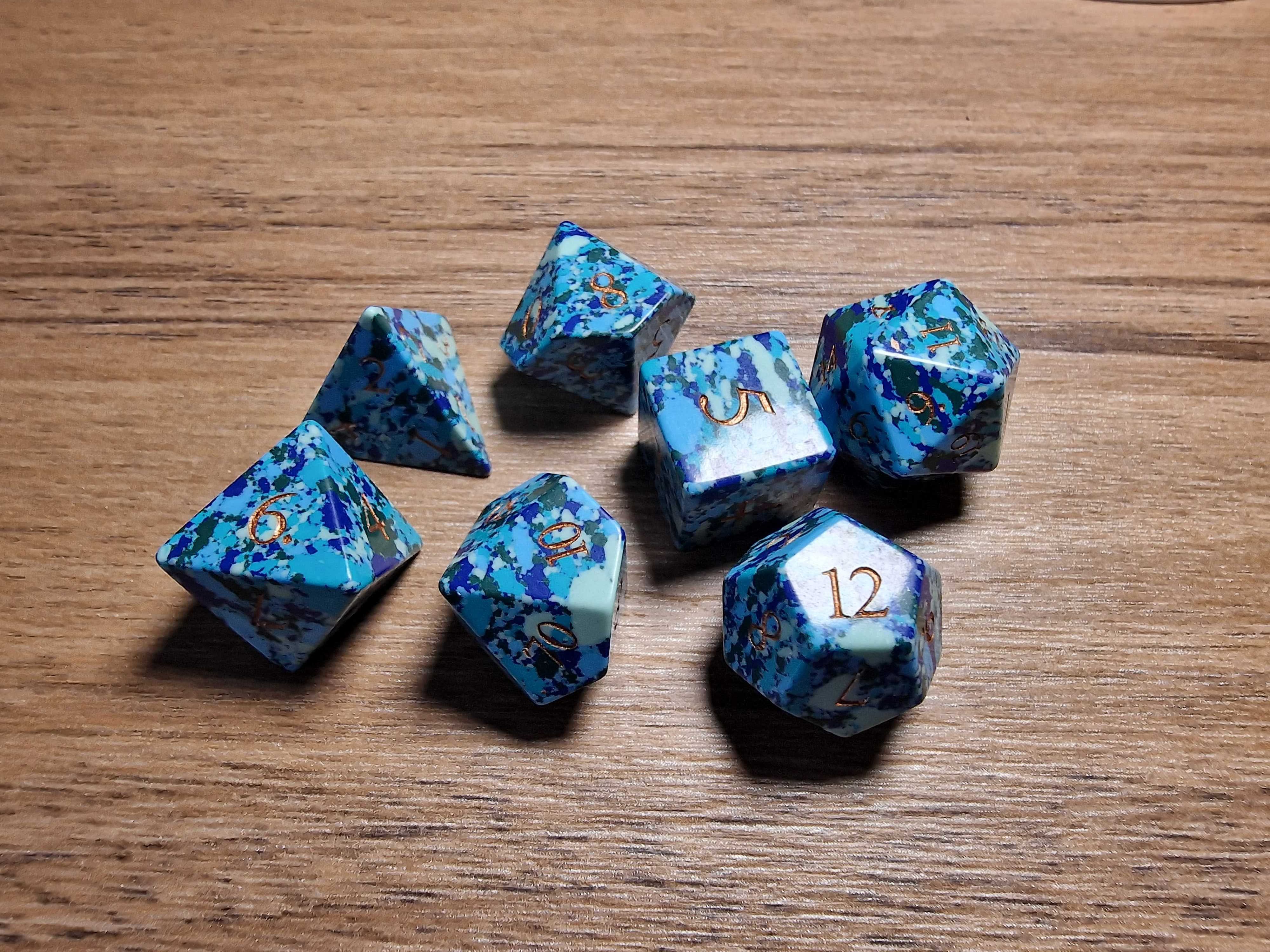 Conjunto de 7 Dados (Dice set)