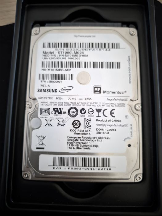 Disco Seagate 2.5' 1TB