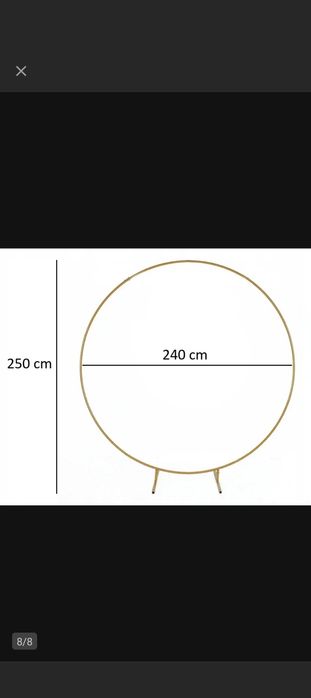 Koło stelaż dekoracje