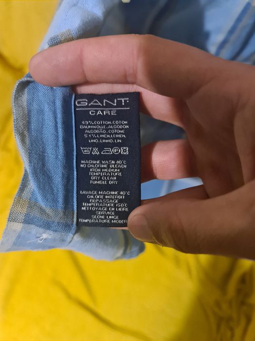 Vendo camisa azul da Gant