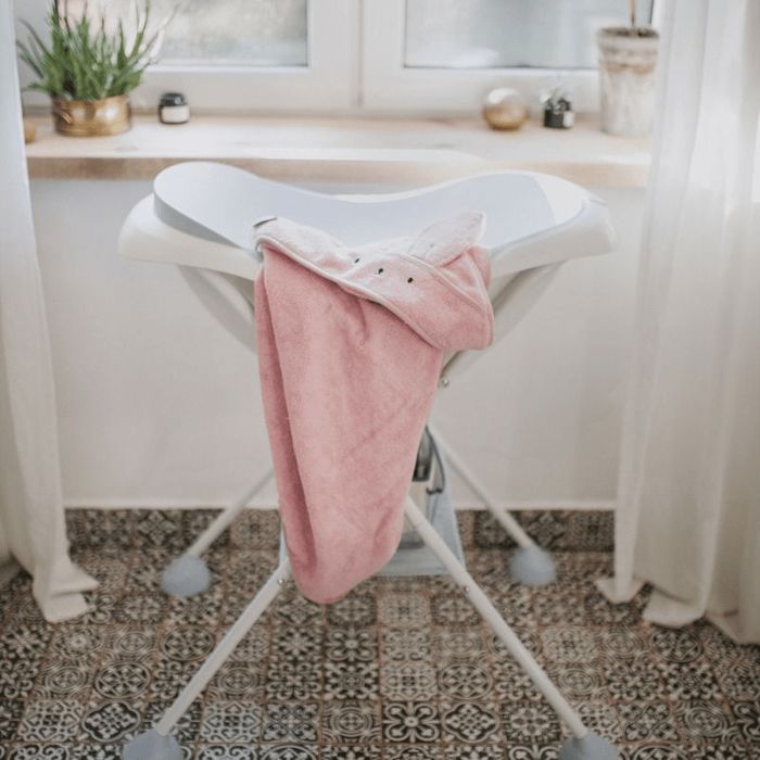 Bambusowy ręcznik rabbit powder pink - My Memi
