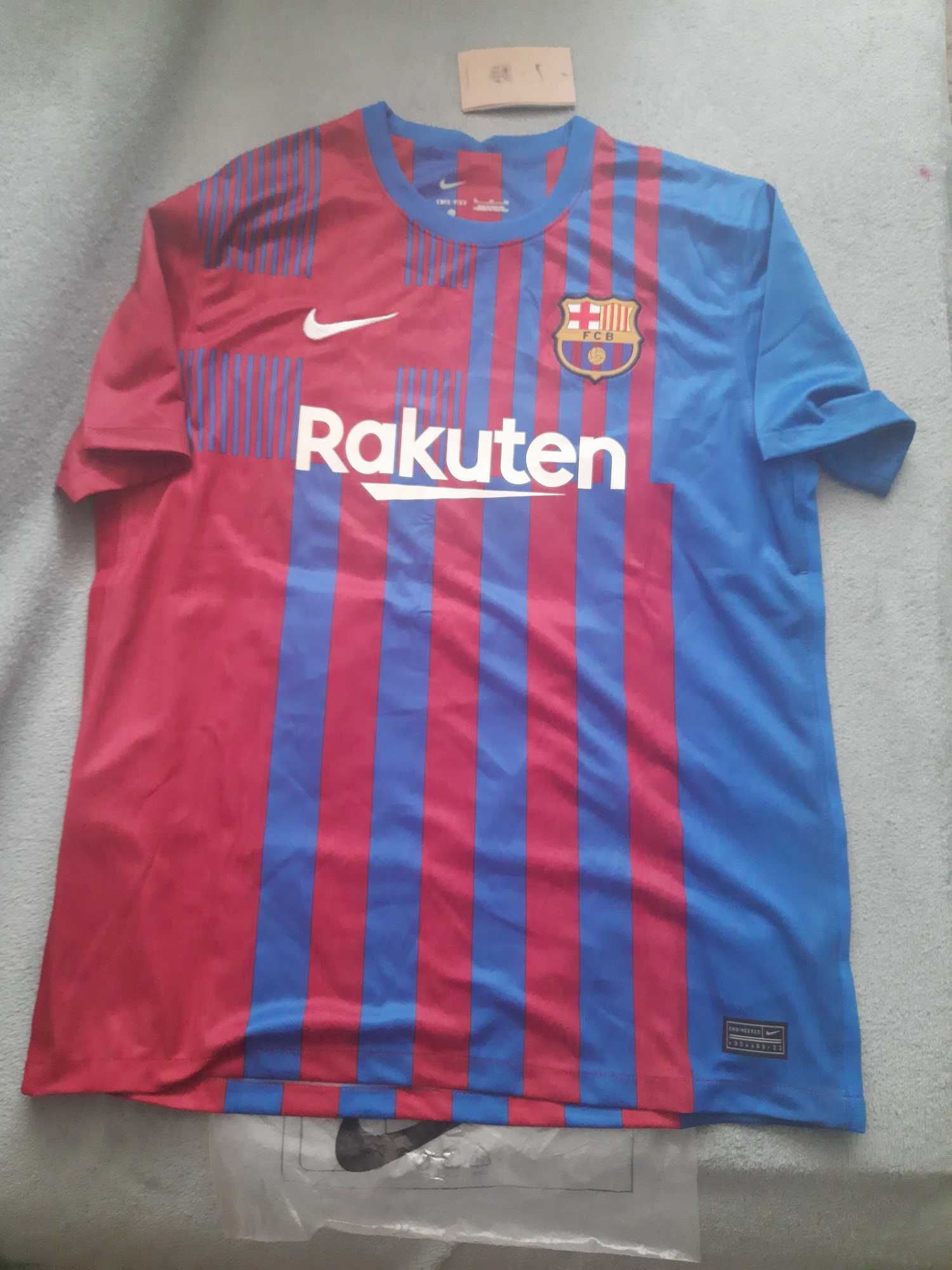 Koszulka męska Nike FC BARCELONA Rakuten "10" Messi XL -> L