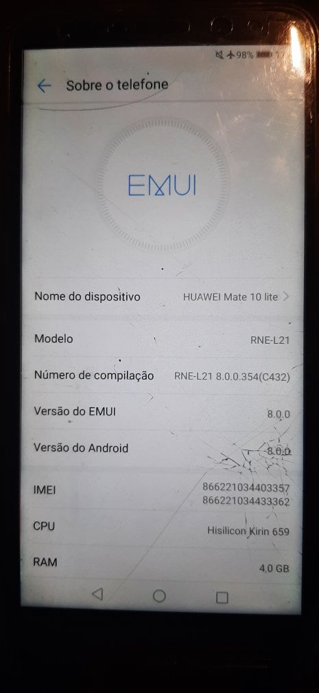 Telemóvel Huawei p10 lite