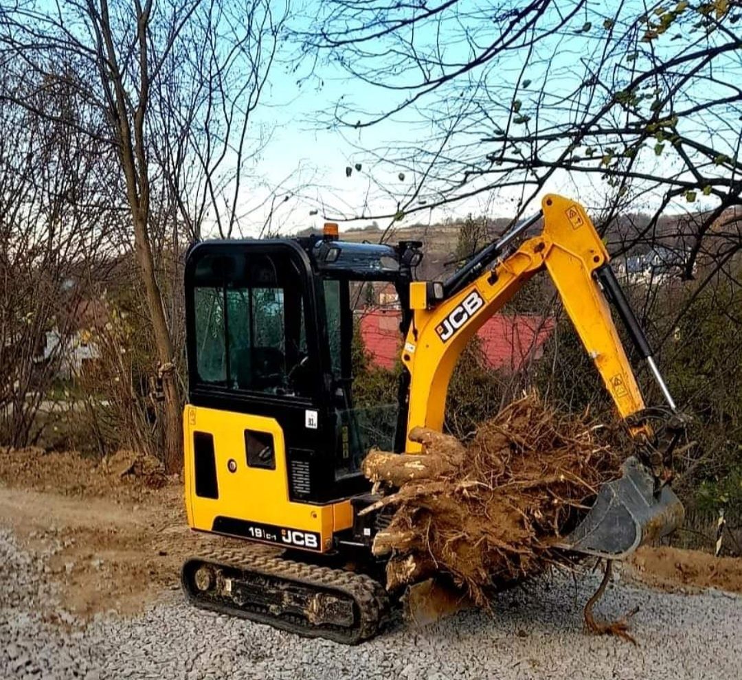 Usługi minikoparka koparka transport wywrotką