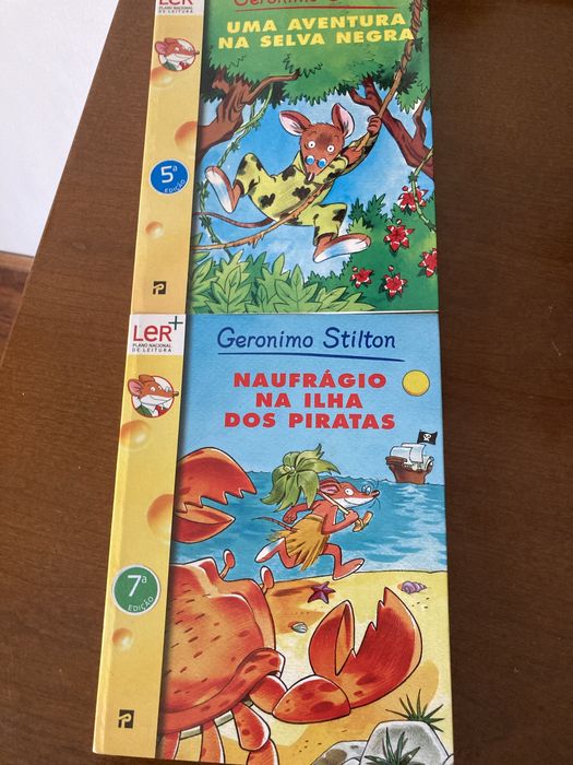 Conjunto 2 livros Geronimo Stilton