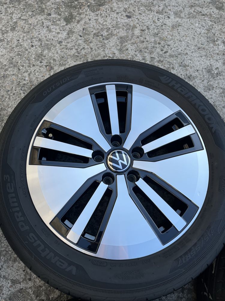 5x112 17 Passat B8 nowy model, opony 215/55/17 Hankook 7mm 2020r