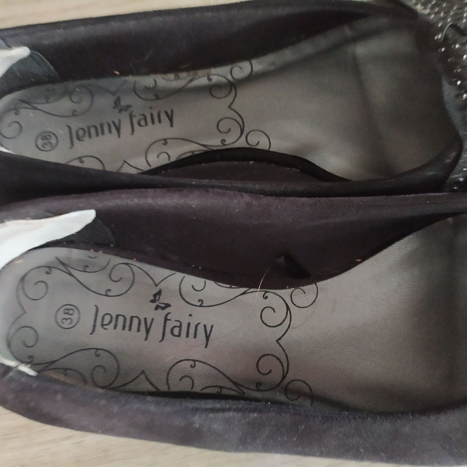 Balerinki czarne Jenny Fairy
