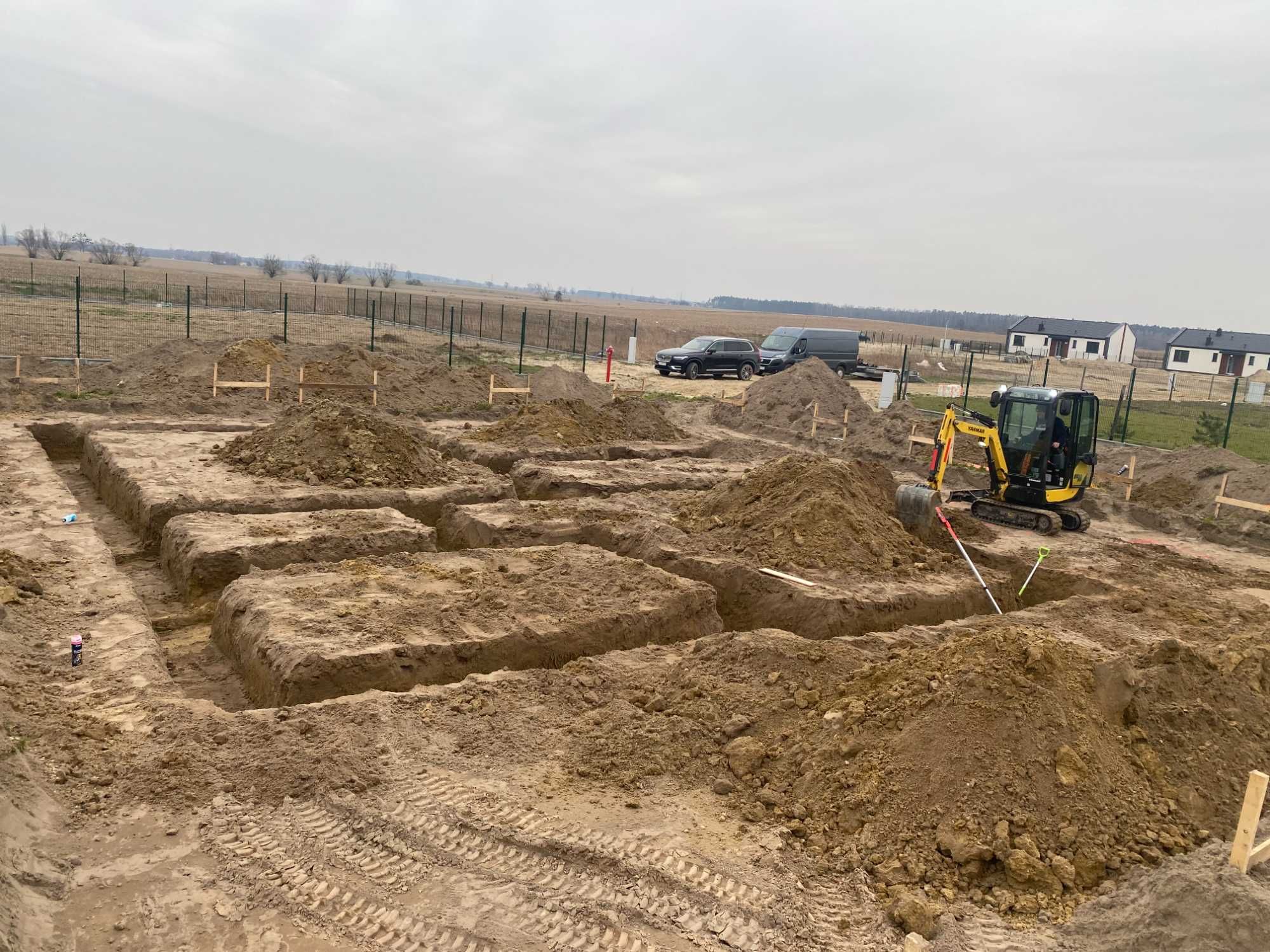 Usługi Mini koparką, melioracja, skarpowanie stawów, rowów, plaży