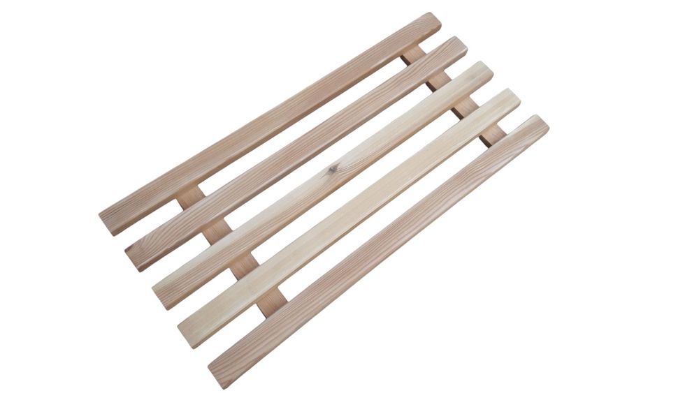 Дерев'яна решітка для ванної кімнати 72х33 см