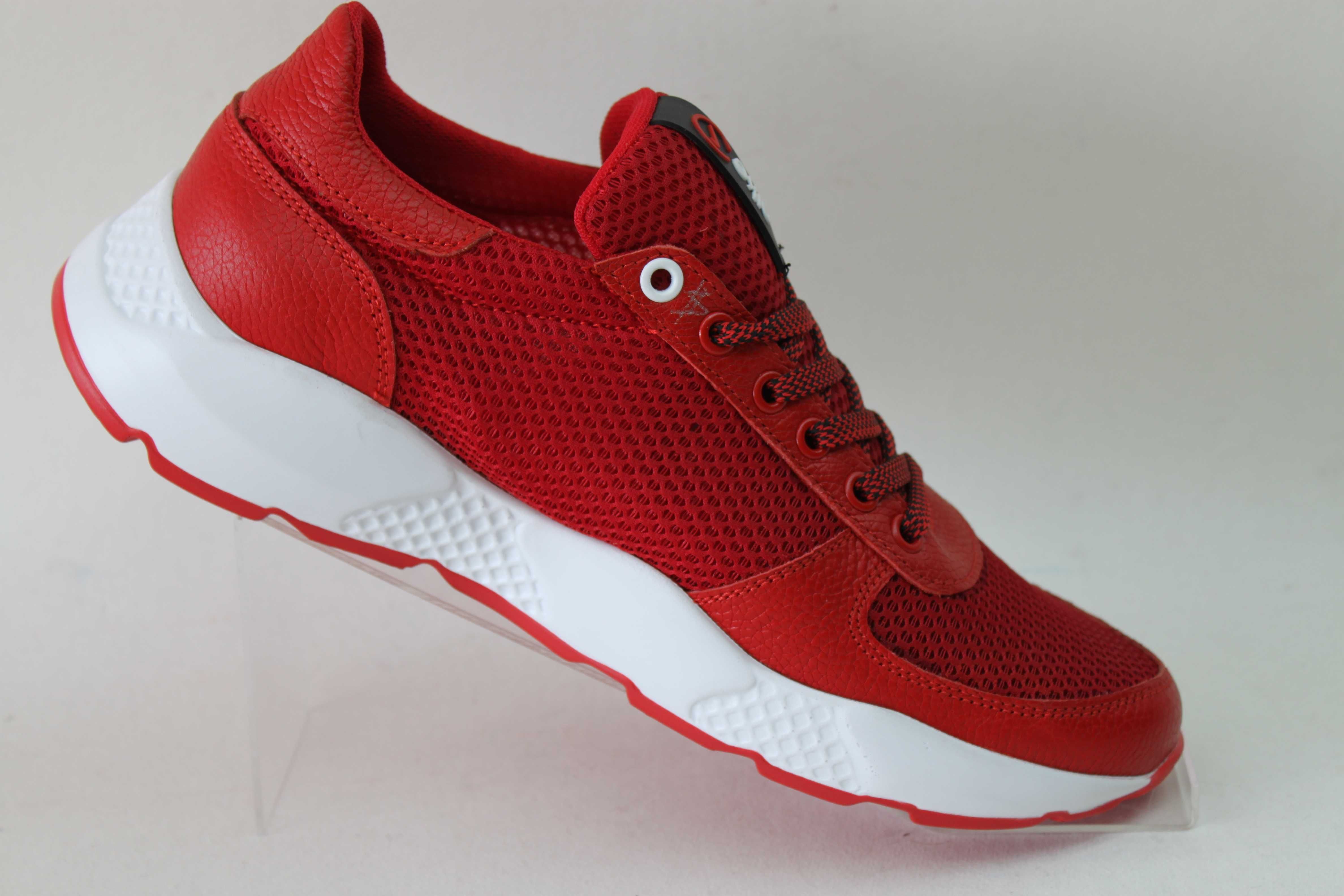 Nike - красные летние кроссовки кеды кросівки сетка (код867крас.сетка)
