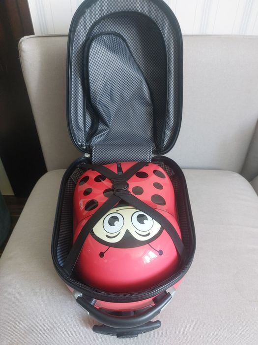 Walizka i plecak Wittchen komplet biedronka dla dzieci