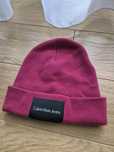 Bordowa czapka one size Calvin klein