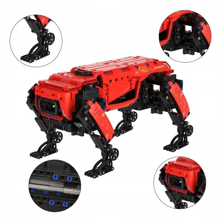Klocki Konstrukcyjne Na pilota Zdalnie Sterowany Pies Robot