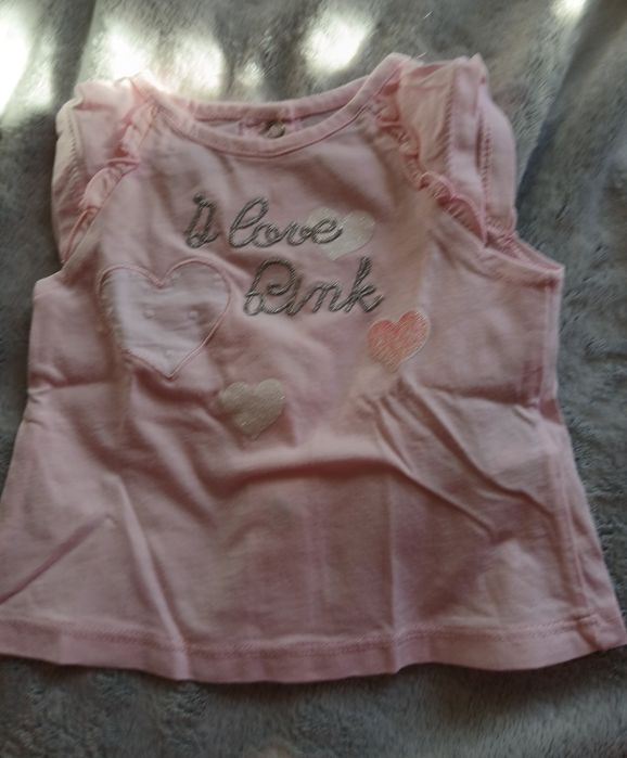 T-shirt bebé menina Pré-natal 1/3 meses