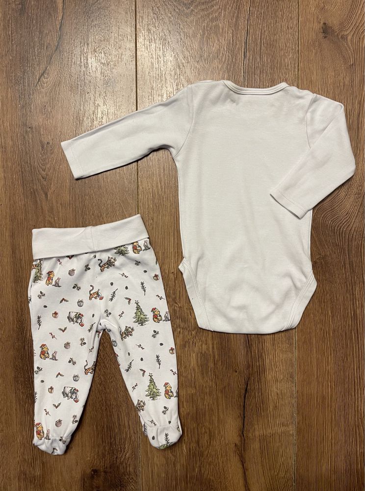 Komplet świąteczny body i spodnie półśpiochy Disney Baby r. 68