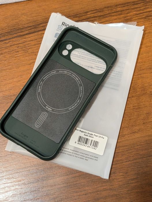 Etui Ringke Onyx Magnetic do MagSafe do Google Pixel 10 Pro, zielone