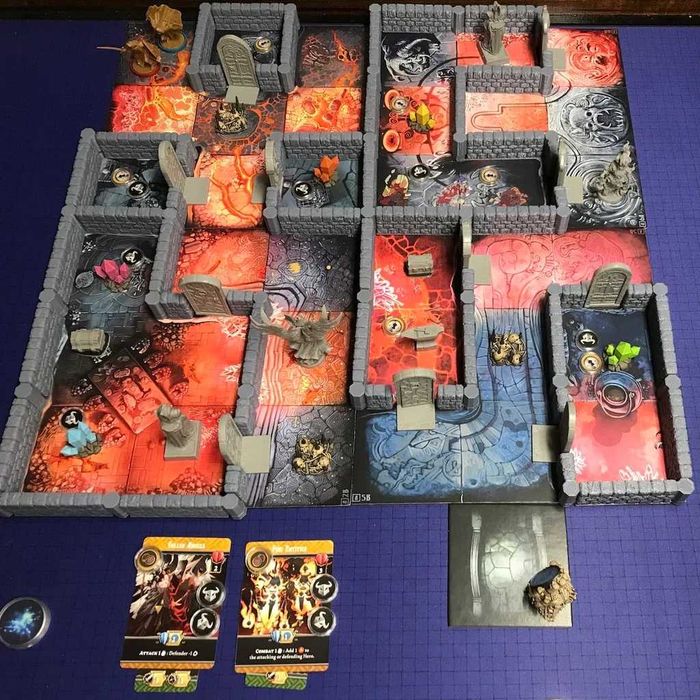 Zestaw ścian do gry Massive Darkness 2 i innych dungeon crawlerów