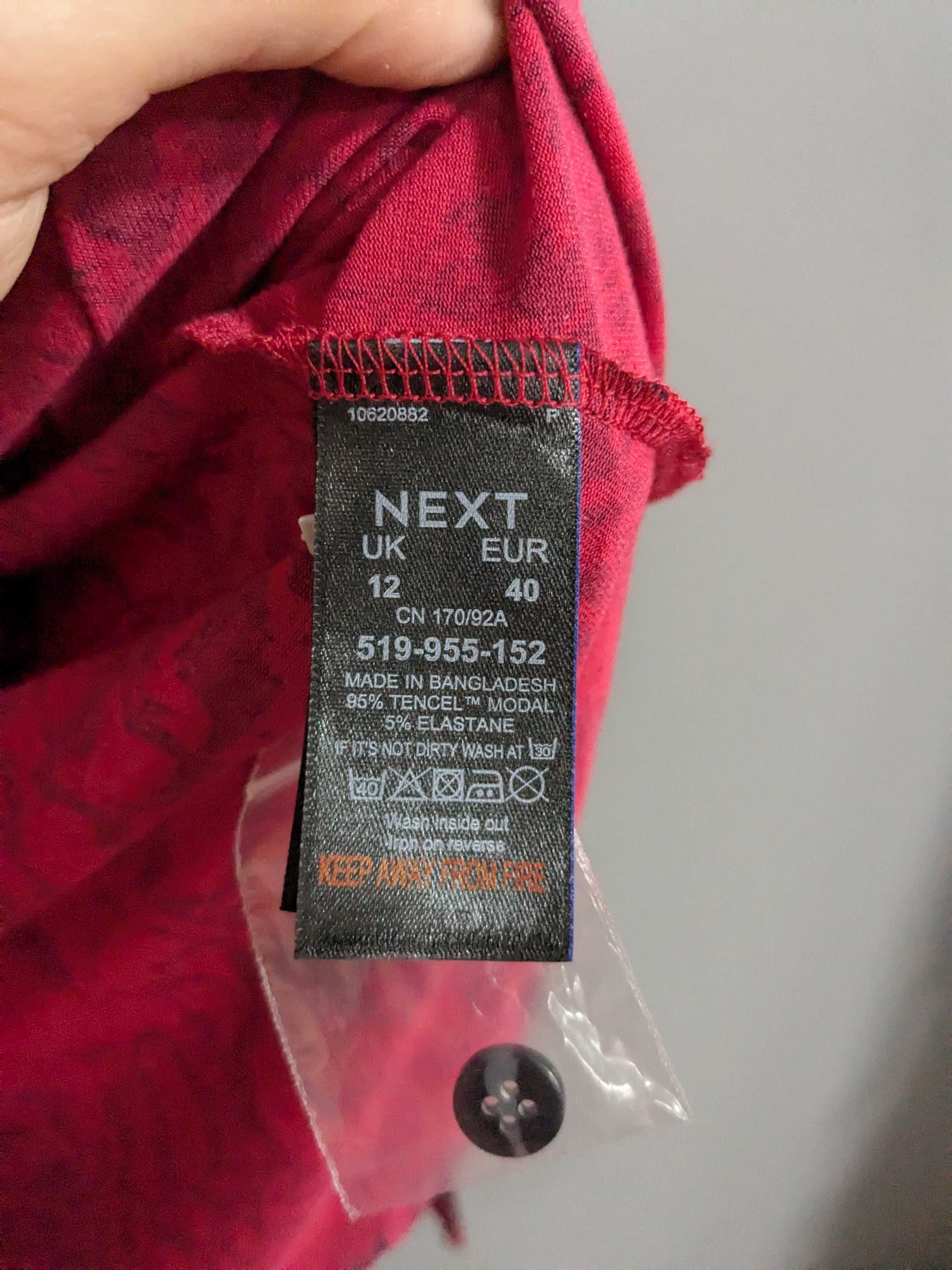 NEXT Koszula w kwiatki tencel modal rozm. 40