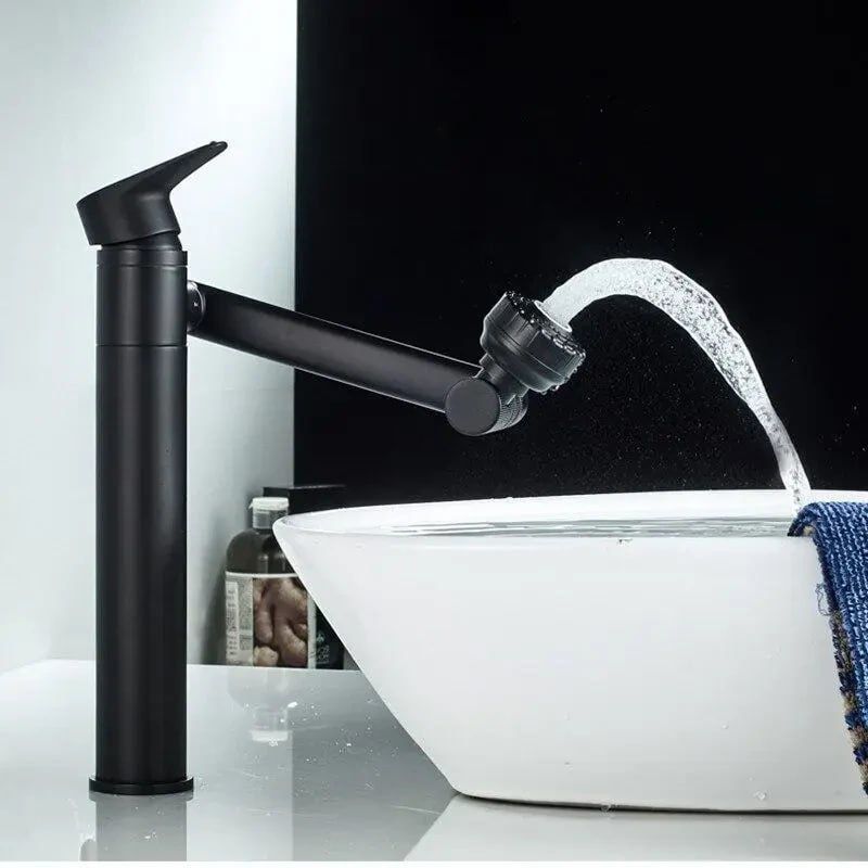 Универсальный поворотный смеситель для ванной комнаты кухни

1. Диамет