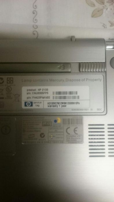 Tela Hp 2133 sem problemas