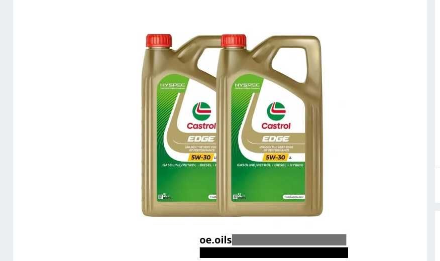 Olej silnikowy Castrol Edge LL FST Titanium 5W-30 10L
