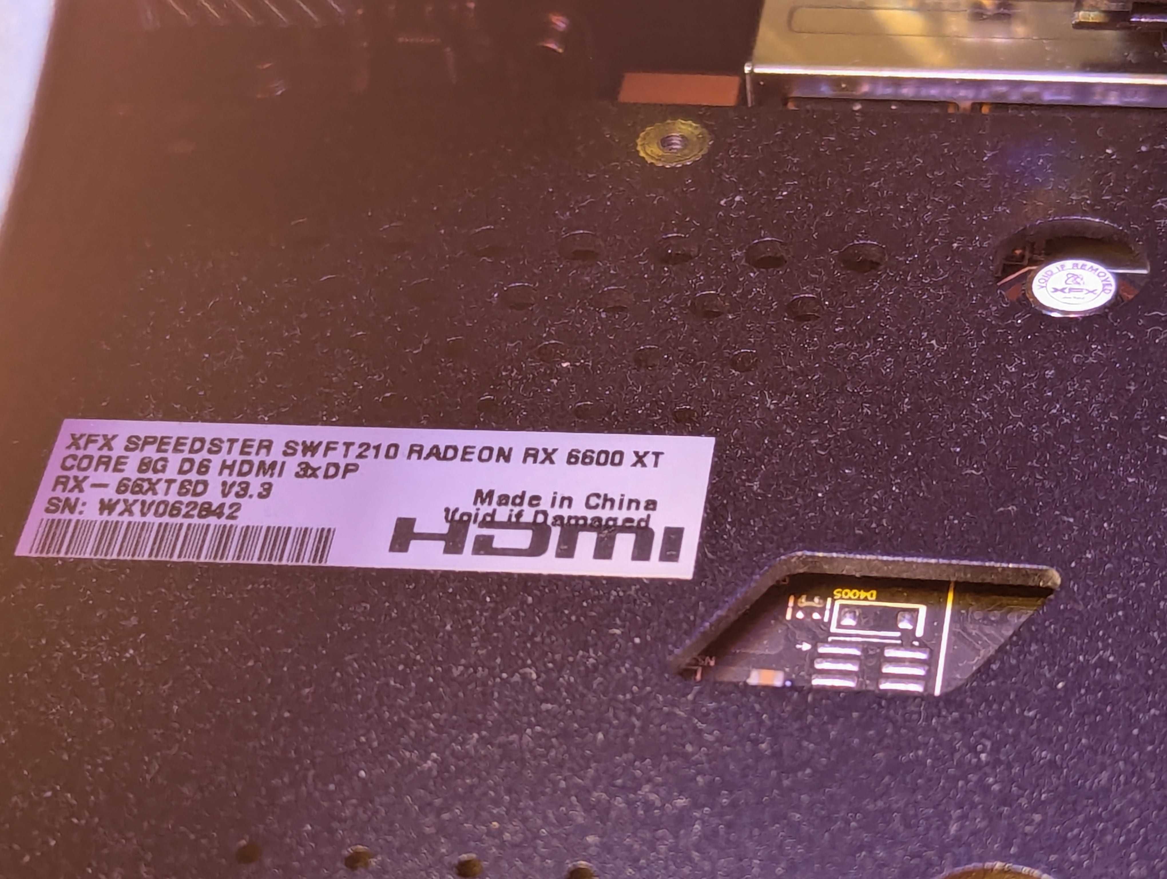 Видеокарта XFX Radeon RX 6600 XT 8Gb