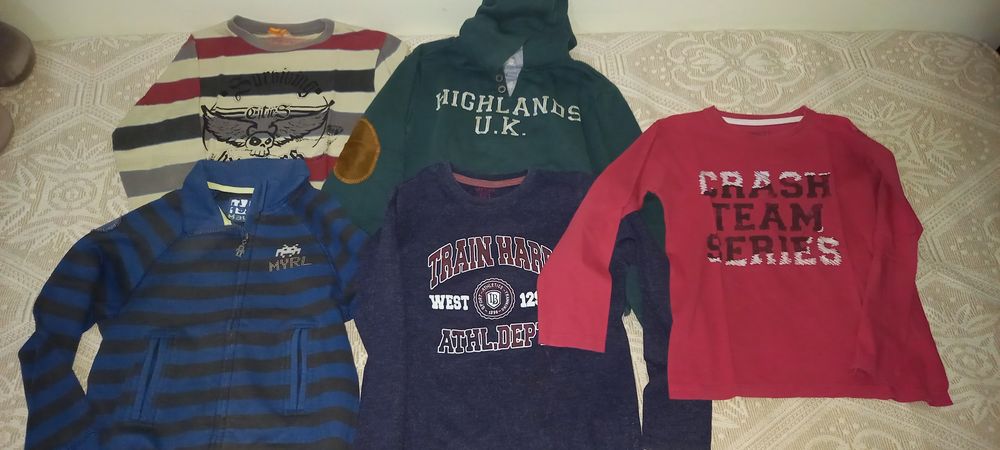 Camisolas de menino 7/8 anos