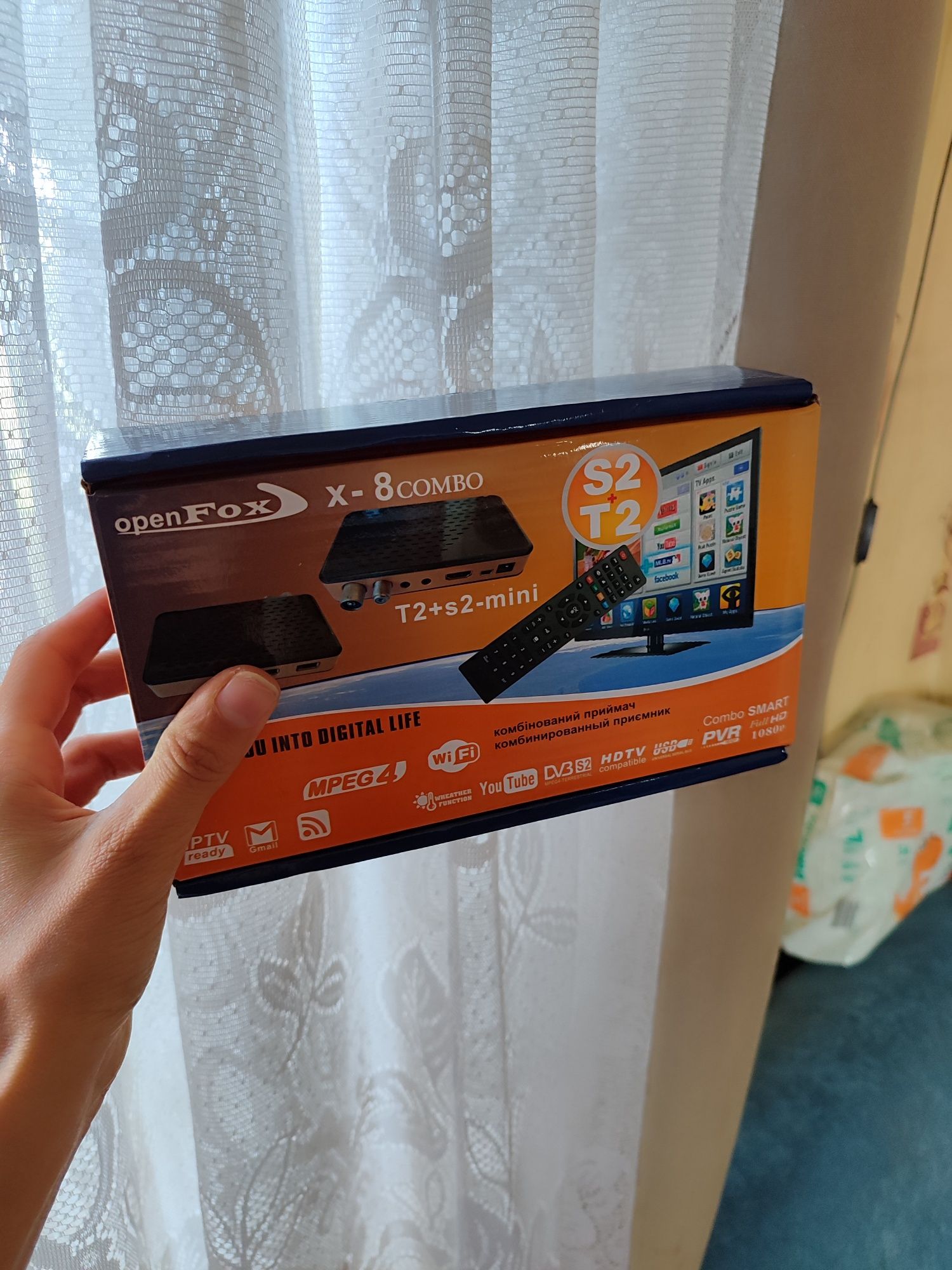 Комбінований Т2+ супутниковий ресивер OpenFox X8 COMBO HD