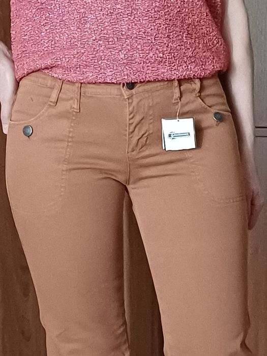 Продаю коричневые джинсы-брюки, 36 евр (44 ukr),  Stradivarius