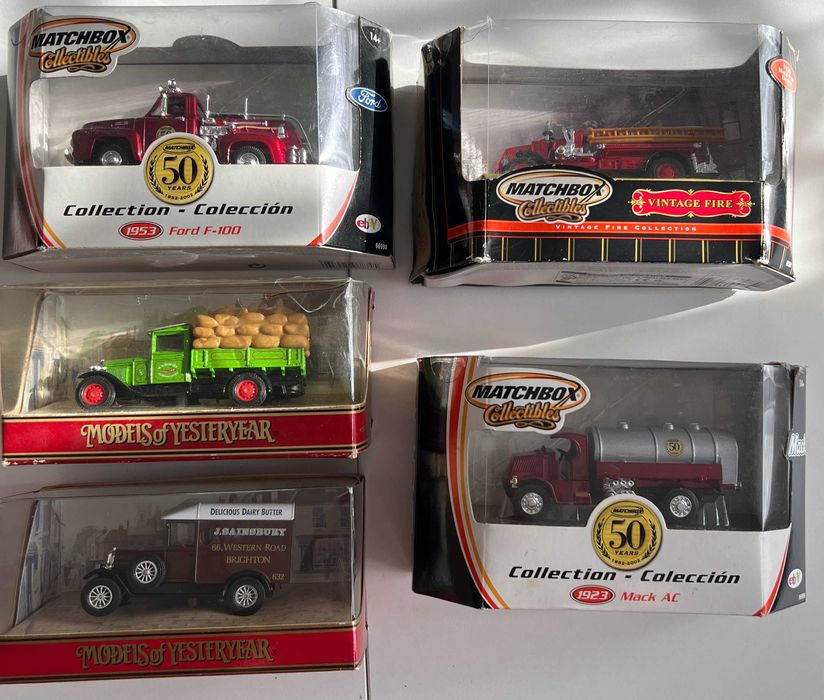Kolekcjonerkie auta samochodziki modele matchbox models of yesteryear