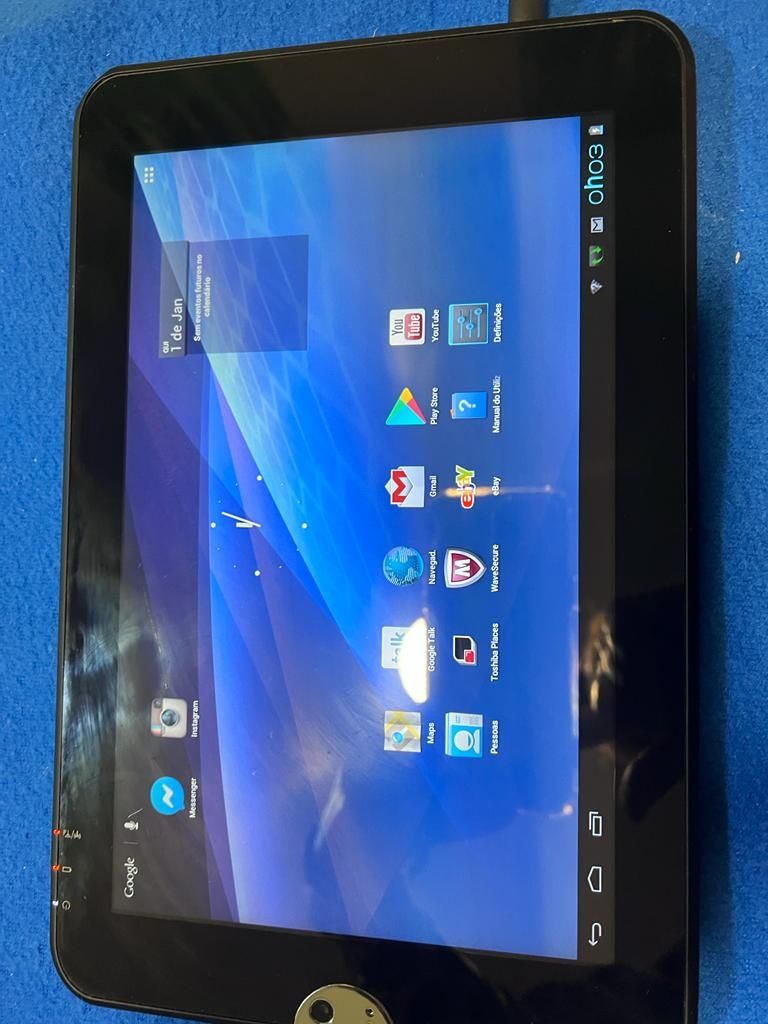 Toshiba AT 100 32 GB tablet oferta teclado e bolsa