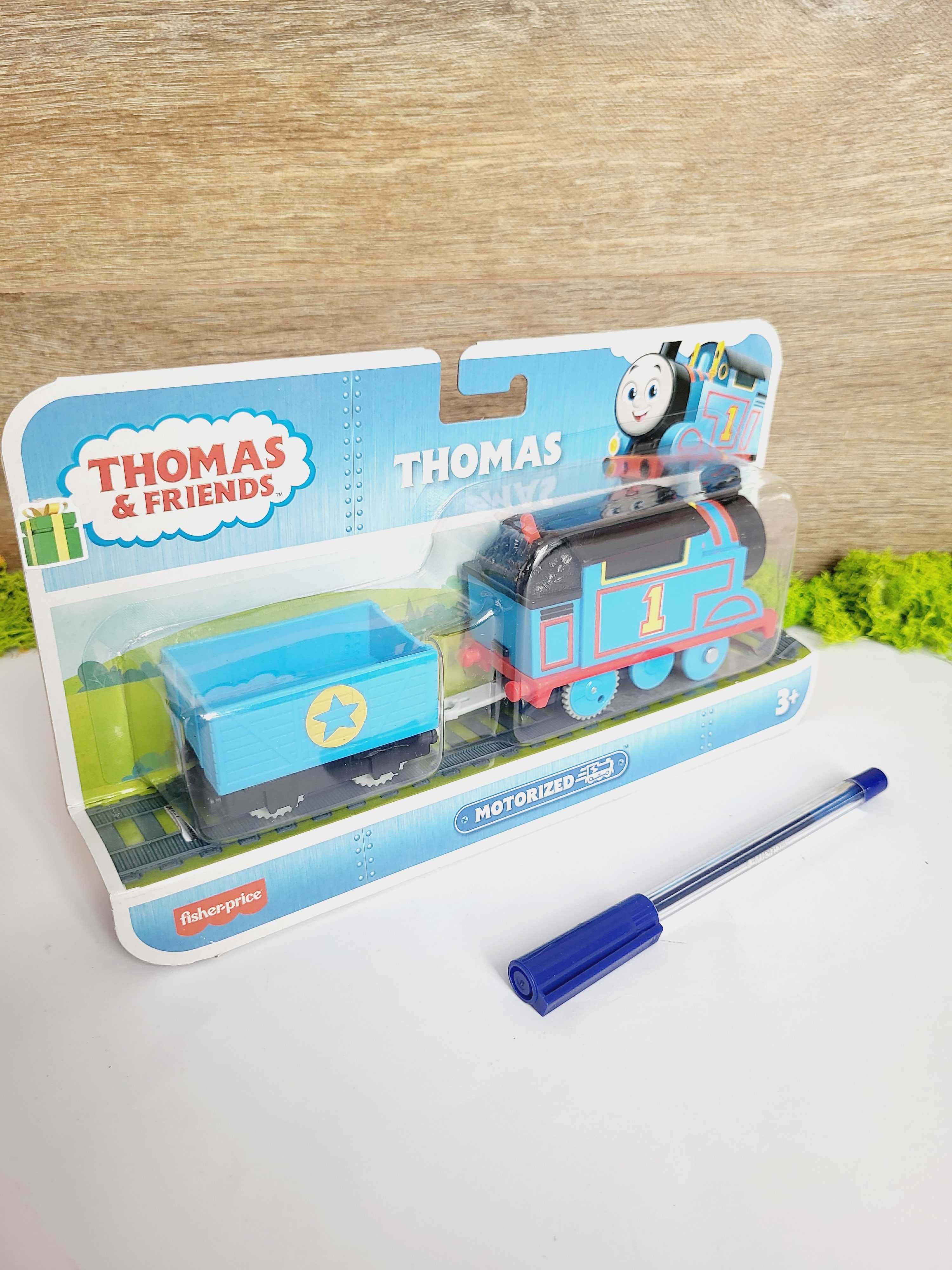 Ciuchcia lokomotywa z wagonem napęd Tomek Fisher-Price Thomas 3+